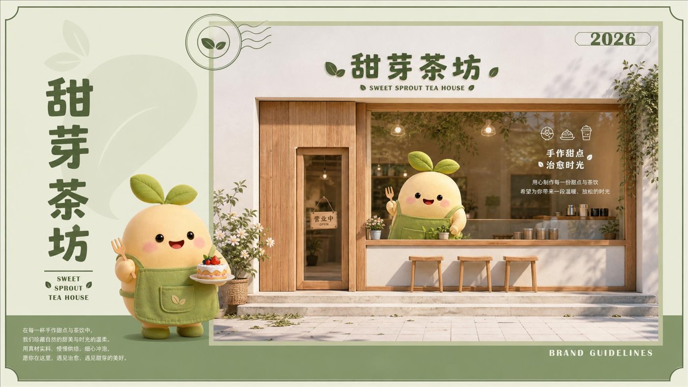 甜芽茶坊 · 空间应用效果